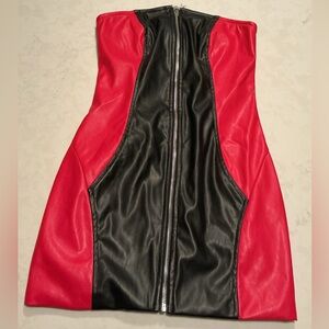 Windsor Red and Black Mini Dress